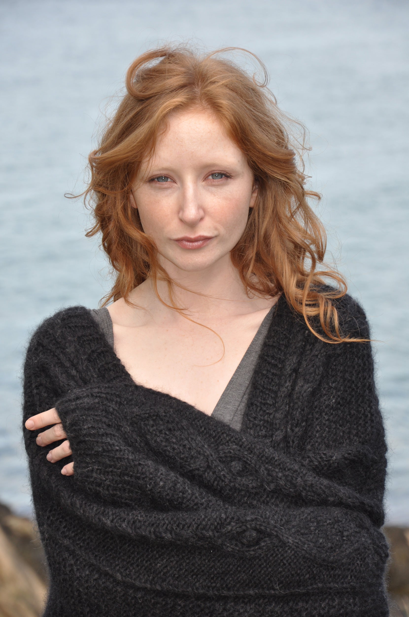 Eileen Black Luxury Hand Knit Cardigan from BAWN