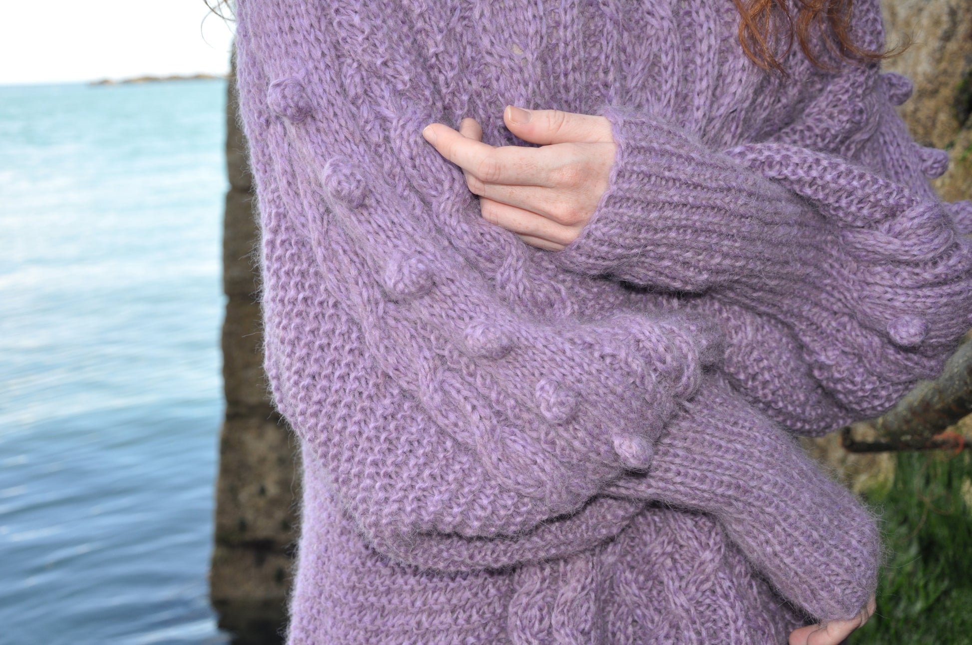 Ciara Heather Luxury Hand Knit Sweater