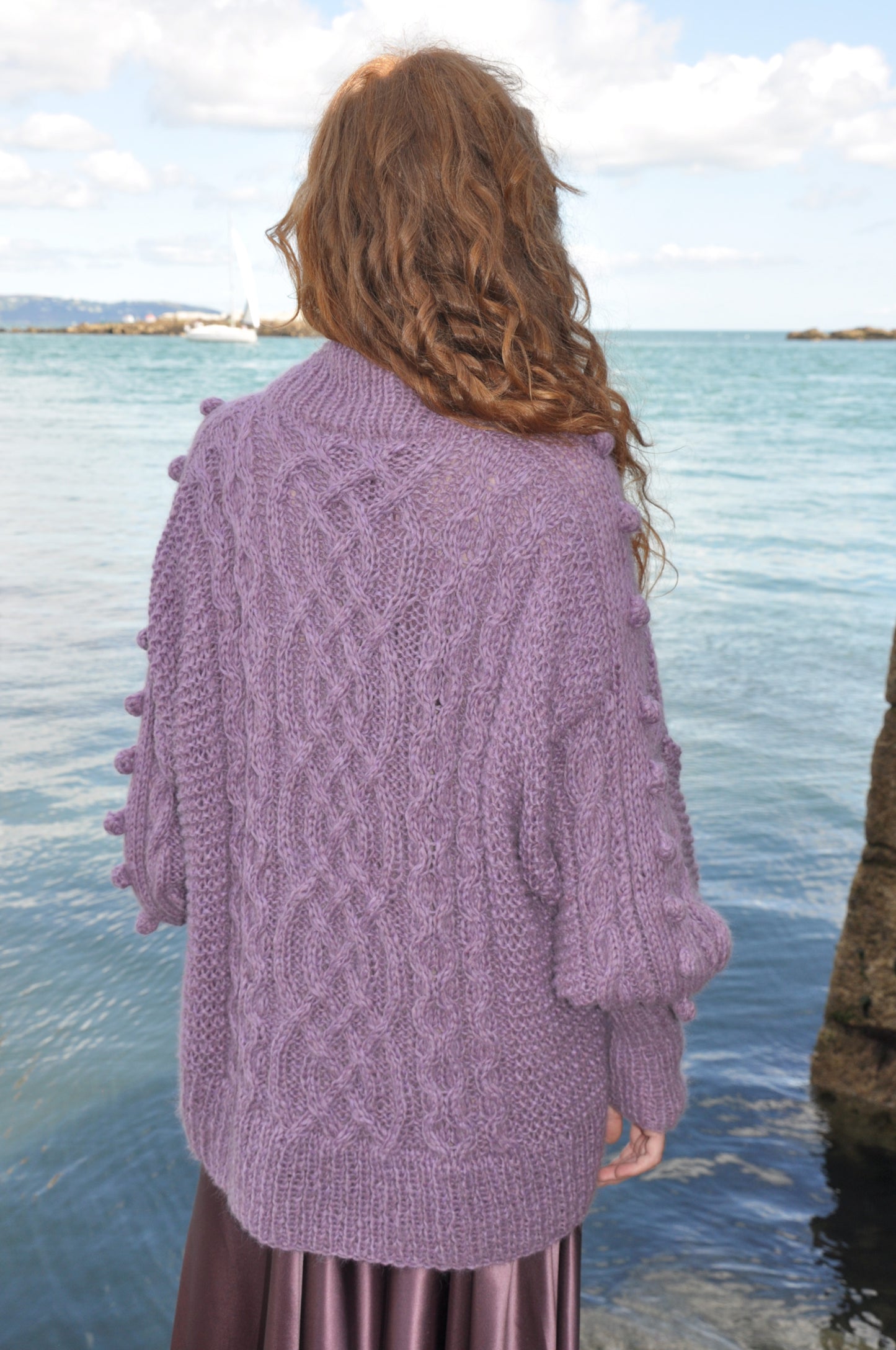 Ciara Heather Luxury Hand Knit Sweater