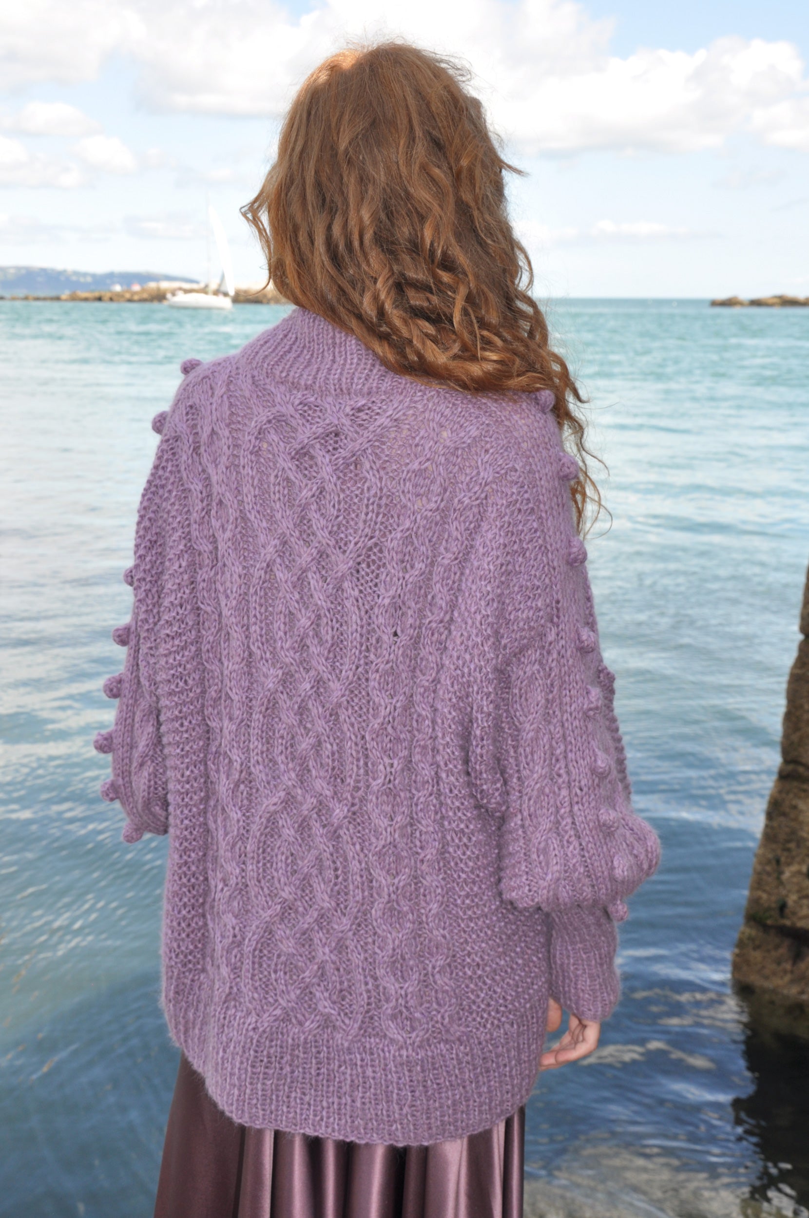 Ciara Heather Luxury Hand Knit Sweater