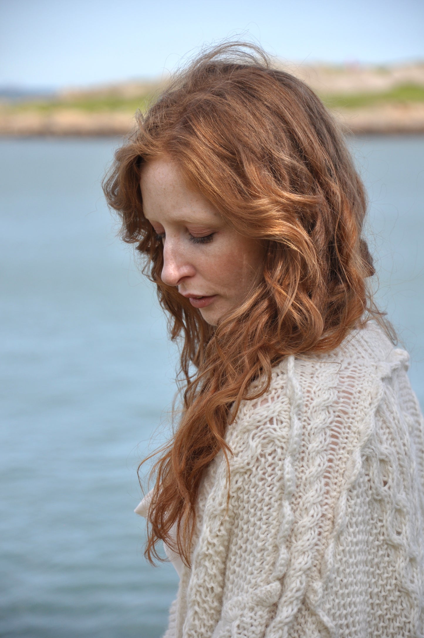 Eileen Cream Luxury Hand Knit Cardigan from BAWN