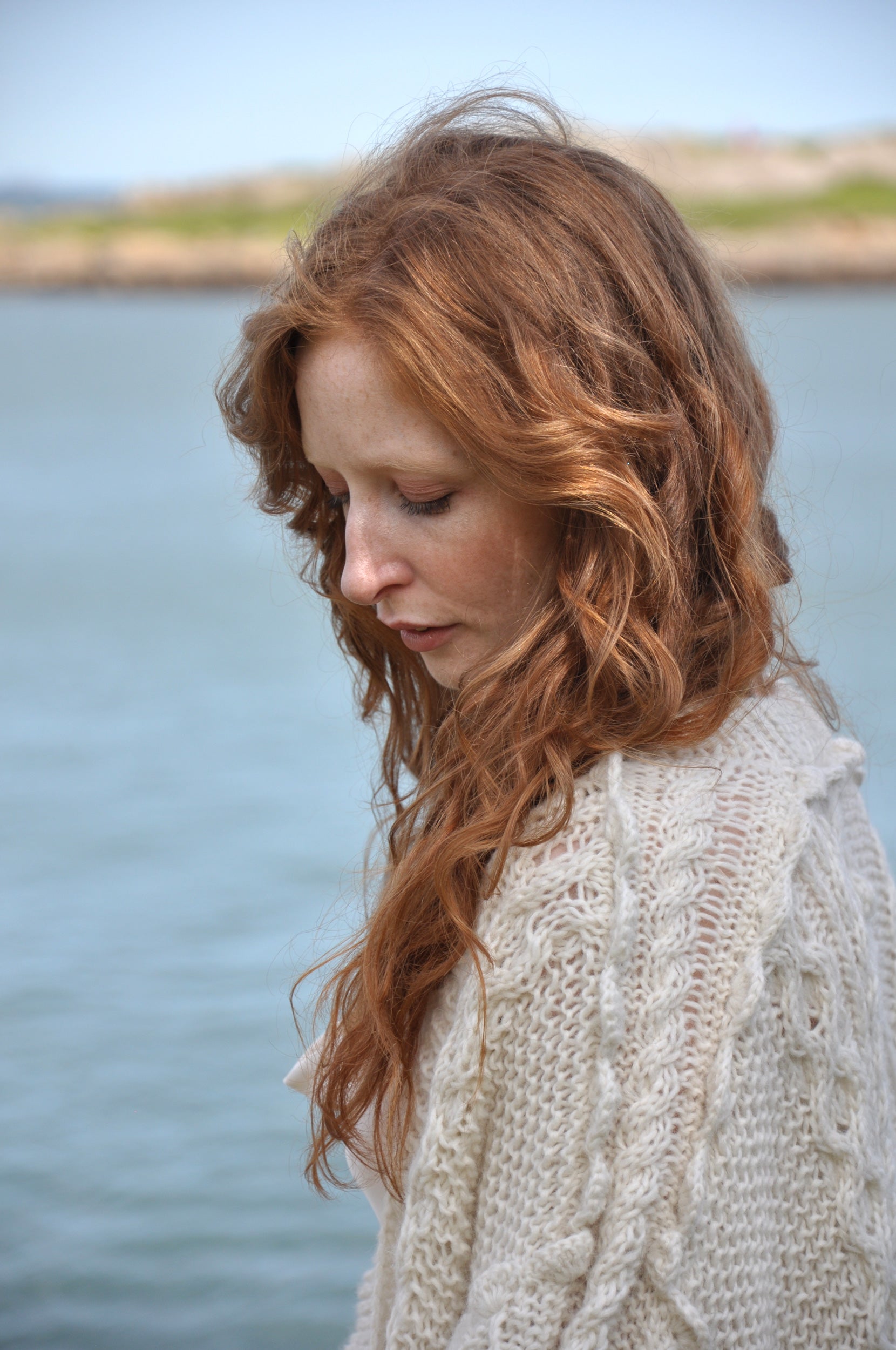 Eileen Cream Luxury Hand Knit Cardigan from BAWN